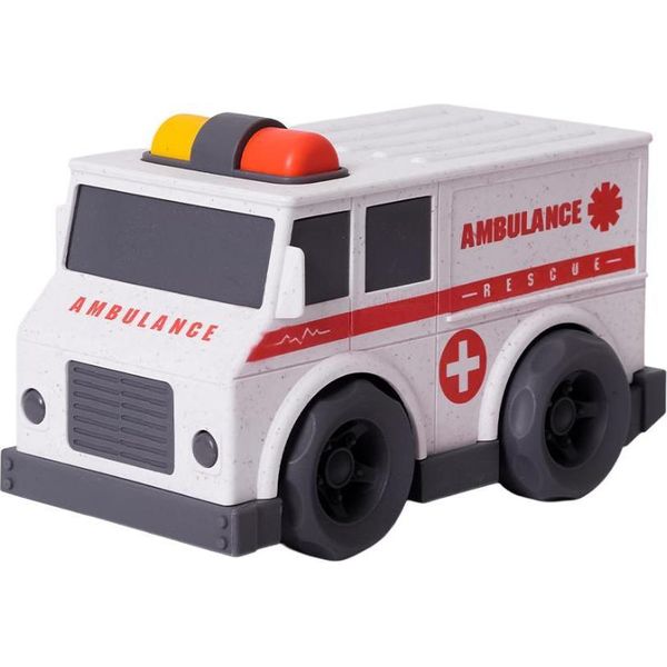 Ambulanza Giocattolo Biologica In Bioplastica (15 Cm)-image
