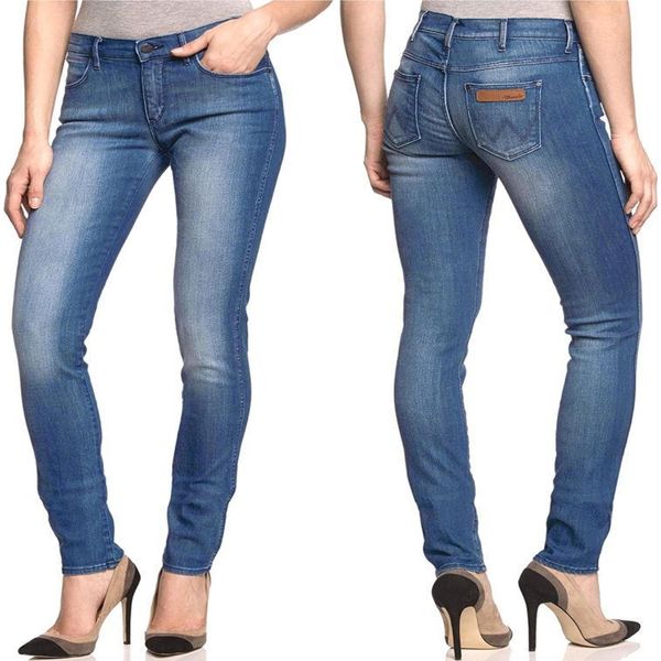 Wrangler, Jeans Da Donna, Skinny Fit, Corynn, W25 L32, Blau, Jeans, Baggyjeans, Buggy-image