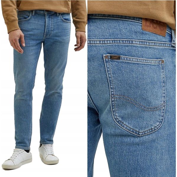 Lee, Jeanshosen Da Uomo, Vestibilità Dritta, Luke, W31 L32, Blau, Jeans, Baggyjeans, Buggy-image