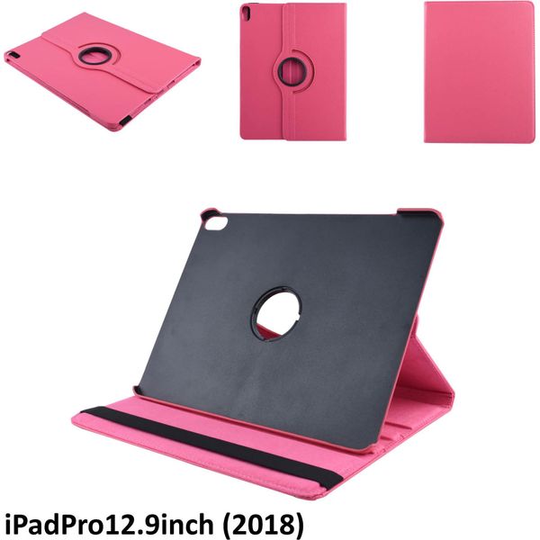 Custodia A Libro Apple Hot Pink Per Ipad Pro 12,9 Pollici (2018)-image