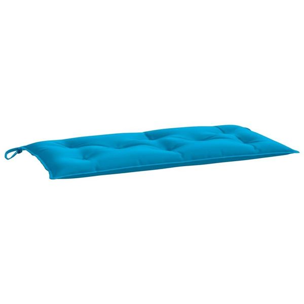 Vidaxl Cuscino Per Panca Da Giardino Azzurro 100X50X7 Cm Tessuto Oxford-image