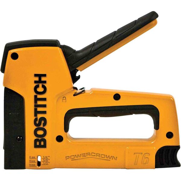 Bostitch Pistola Manuale PC8000/T6, Cucitrice, Graffettatrice, Trasmissione Di Potenza Ottimizzata Ergonomicamente, 6-14 Mm-image