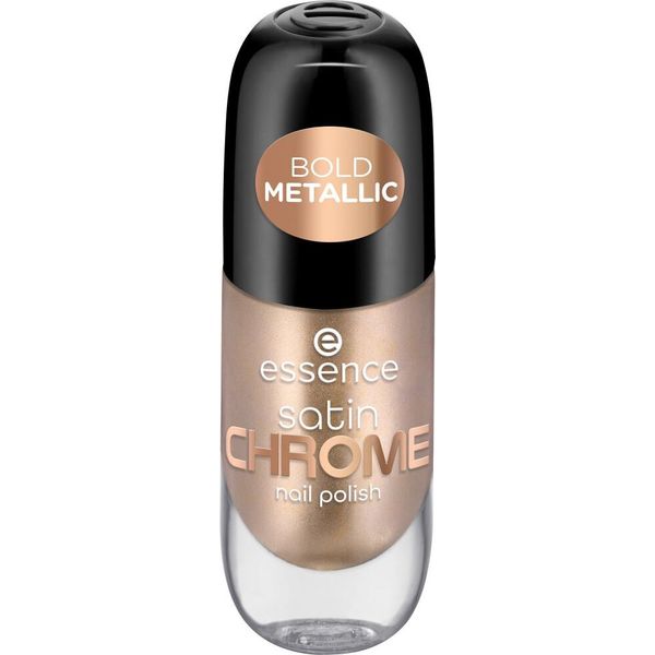 Essence Satin Bold Smalto Metallizzato Cromo 01 Robotic Rose Top Gold-image