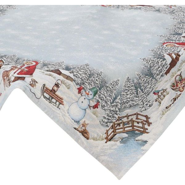 Tovaglia Eurofirany 1154 100X100 Cm Arazzo Decorazione Natalizia-image