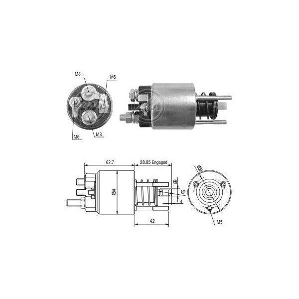 Era ZM396 Interruttore Solenoide Per Avviamento/Starter Per Bmw 5 Berlina (E39) 5 Touring (E39) 3 Berlina (E36) 3 Berlina (E30) 5 Berlina (E34) 7 (E38)-image