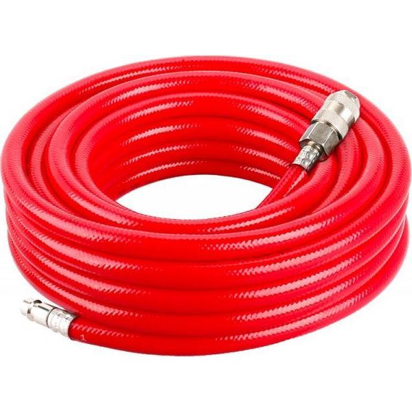 Tubo Flessibile Per Aria Compressa Festa Con Raccordi 9/15Mm X 5M Pvc-image