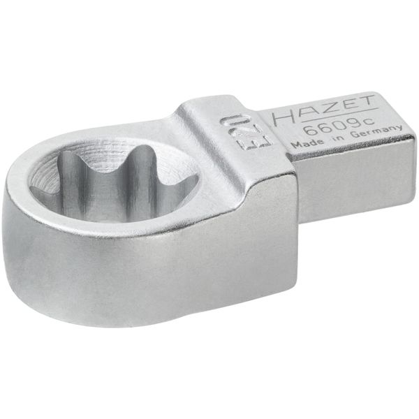 Hazet 6609C-E20 Testa Della Chiave A Croce Torx® ∙ Quadro Inseribile 9 X 12 Mm ∙ Profilo Torx® Esterno ∙ E20-image