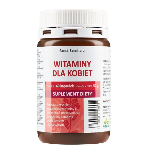Integratori Alimentari KräUterhaus Sanct Bernhard Vitamine Per Le Donne (60 Capsule) 5347-image