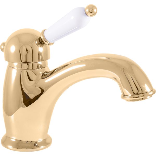 Labe - Miscelatore Per Lavabo Senza Scarico, Oro - Lucido L526.0Z, Rav SlezáK-image