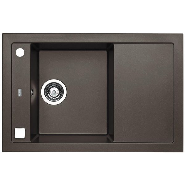 Alveus Formic 30/03 Cioccolato( 760X500Mm) + Sifone A Scomparsa F-image
