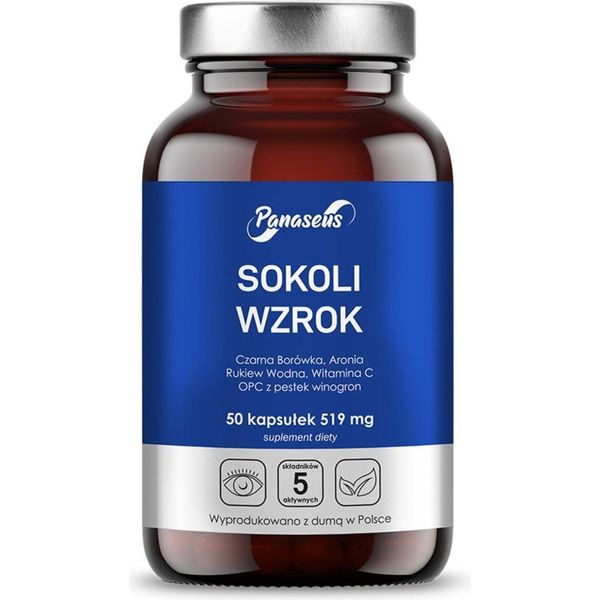 Integratori Alimentari Panaseus Sokoli Wzrok (50 Caps.) BI3525-image