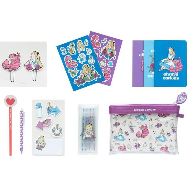 Erik Editores Set Di Cancelleria Alice Nel Paese Delle Meraviglie Multicolore Taglia Unica-image