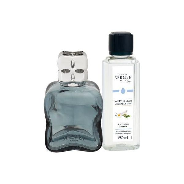 Lampada Catalitica Cosy Blue Set Regalo Cozy Musk Confezione Di Ricarica Da 250 Ml-image