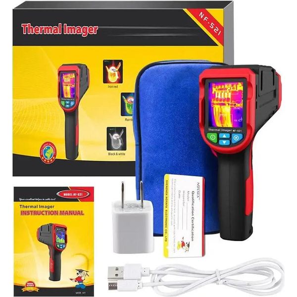 Termocamera A Infrarossi, Display Lcd Tft 2,4, Risoluzione 32×32 Pixel, NF-521-image
