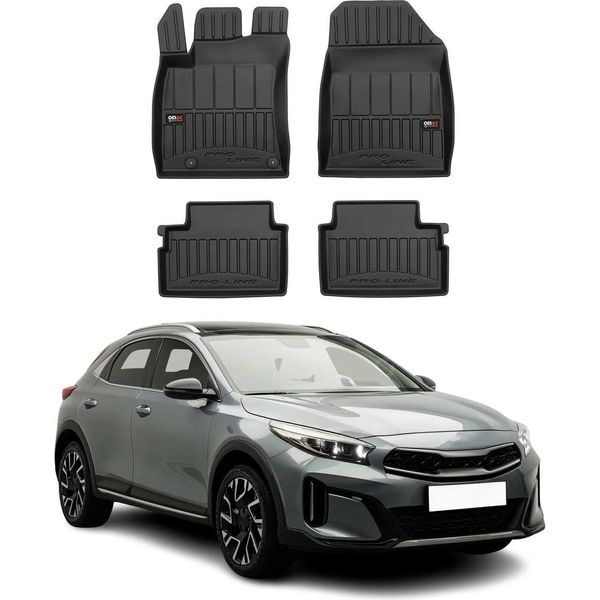 2019-2025 Kia Xceed Tappetini Tpe Nero 4 Pz-image