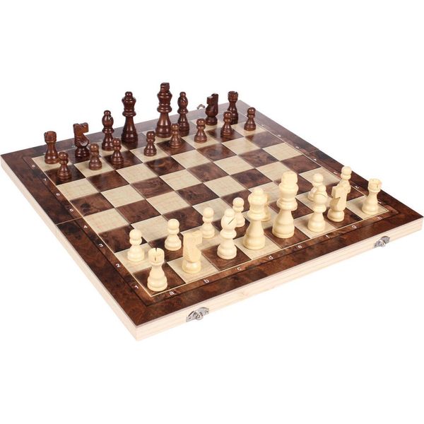 Esclusivo Set Di Scacchi In Legno 3-In-1, Confezione Da 1 Pezzo-image