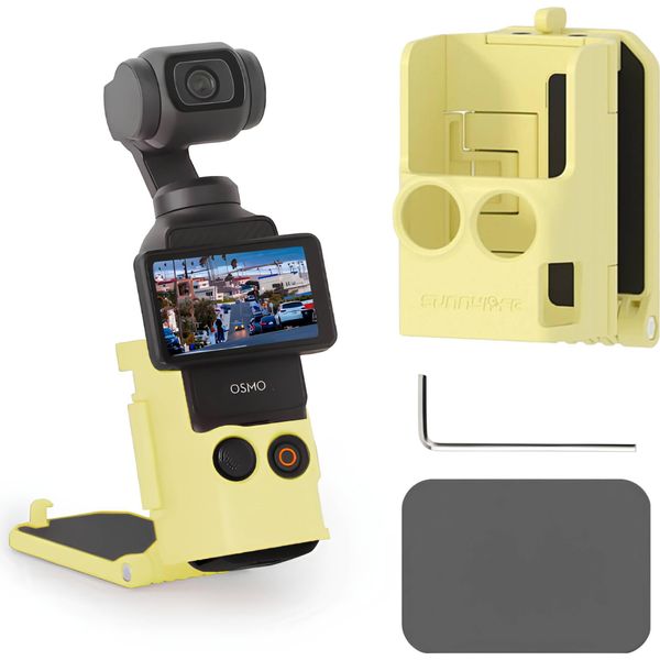 Supporto Protettivo Magnetico E Regolabile Per Dji Osmo Pocket 3 (Giallo)-image