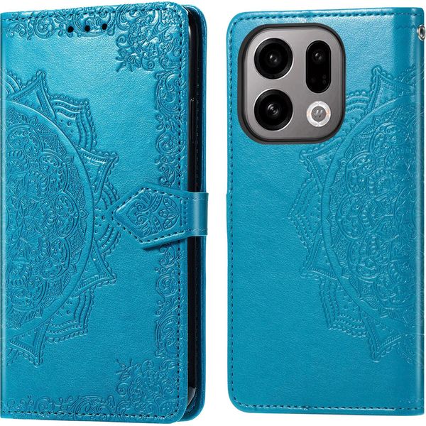 Cover Oppo Find X9 - Pelle Finta - Flip Cover Imoshion - Colore Turchese-image