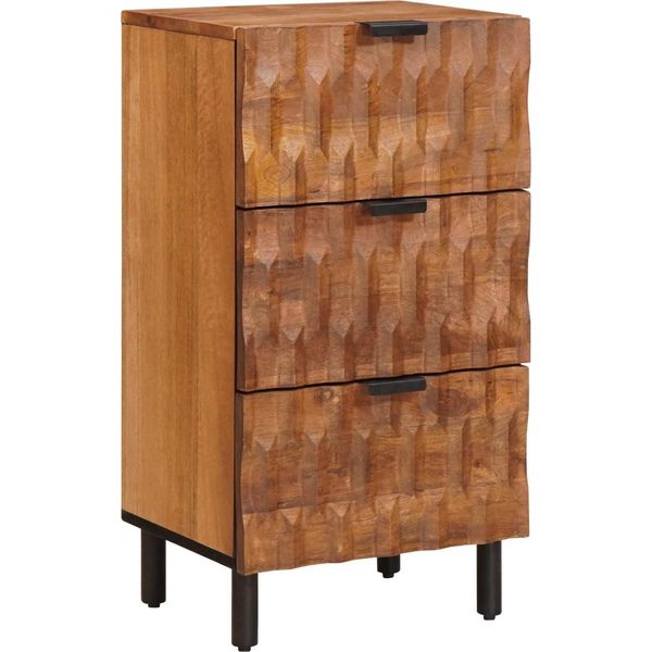 Syfax™ Credenza Con Cassetto Finitura Marrone Acacia 40 X 33 X 75 Cm-image