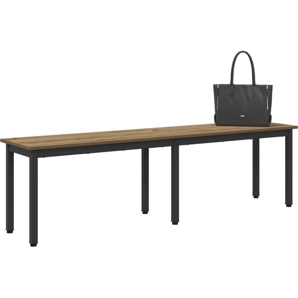 Syfax™ Panchina Rovere Artigianale 160 X 35 X 45 Cm Legno Multistrato-image