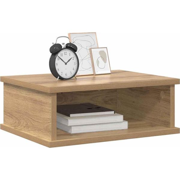 Syfax™ Comodino 2 Pcs Rovere Artigianale 40 X 31 X 15 Cm-image