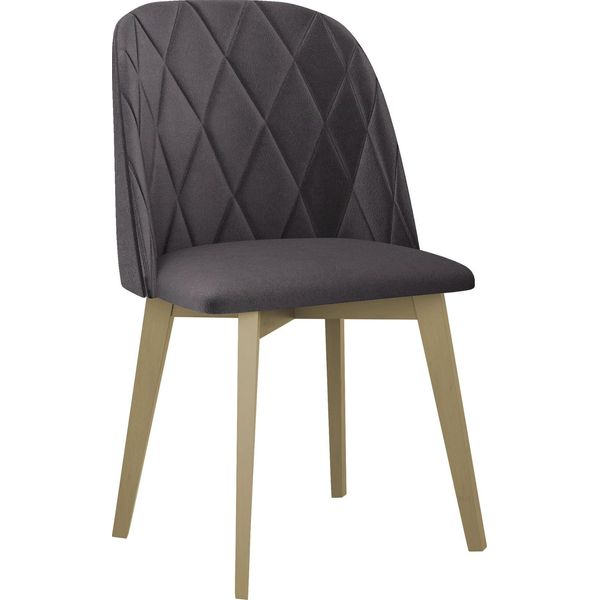 Sedia Da Pranzo Imbottita Afton 6 - Rovere Sonoma / Antracite-image