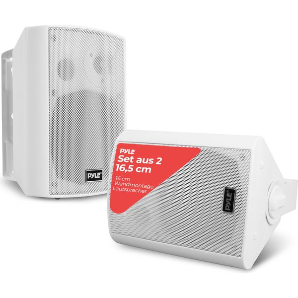 Pyle Box Impermeabile Altoparlante Da Esterno E Interno - Altoparlante Da Esterno Bluetooth Per Casse Musicali Da Giardino, Altoparlante Da Esterno Per Piscina Impermeabile 300W-image