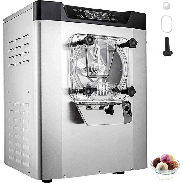 Fabbricatore Di Ghiaccio Duro Commerciale Da 3,5-4,4 Galloni/H - Fabbricatore Di Ghiaccio In Acciaio Inox - Macchina Per La Produzione Di Ghiaccio Ad Alte Prestazioni-image