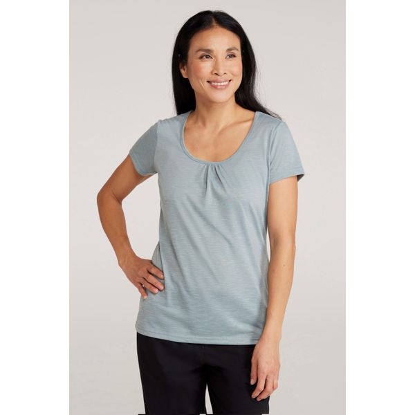 Mountain Warehouse - T-Shirt "Agra"" Ad Asciugatura Rapida Da Donna MW905 (36 De) (Verde Pallido)"-image