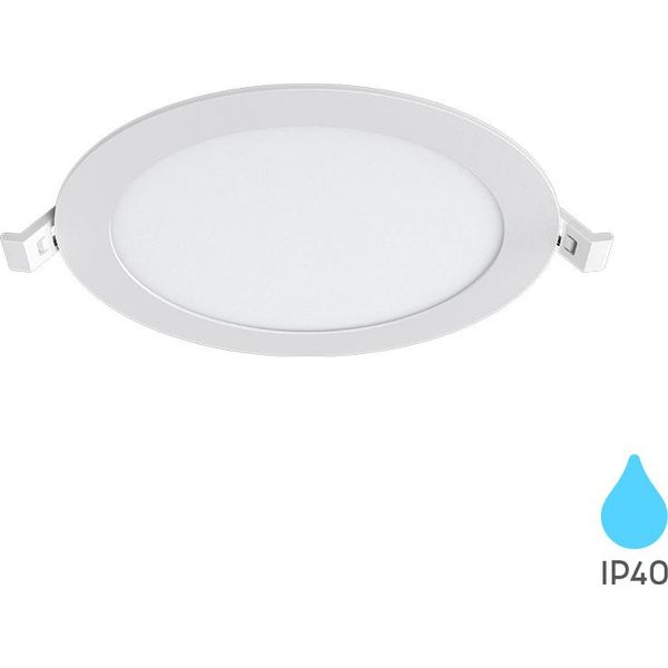 12W Led Pannello Da Incasso Faretto Da Soffitto Faretto Da Incasso Ultra Piatto Faretto Da Incasso 230V IP40 6500K Bianco Freddo-image