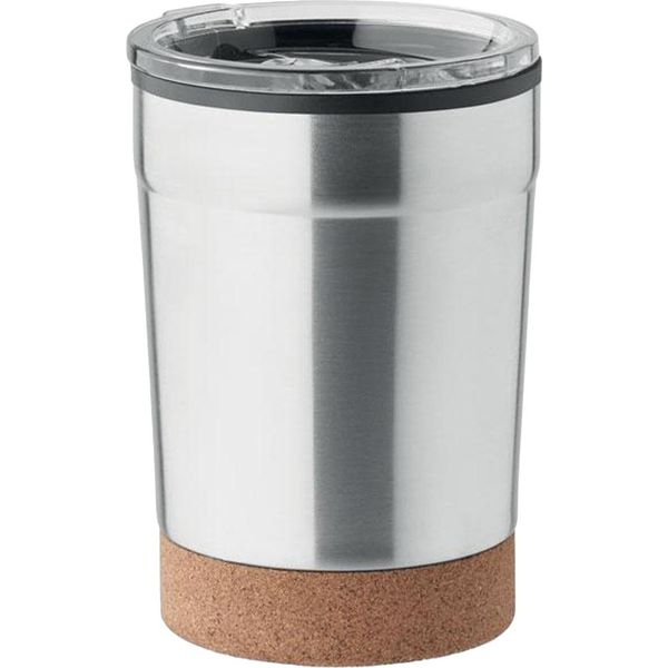 Midocean - Tazza Per Bere "Nomu"", Sughero, 300Ml MO250 (Taglia Unica) (Argento Opaco)"-image