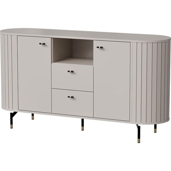 Credenza Zama Cassettiera 150X40X81Cm 2 Ante Colore Selezionabile, Cashmere-image