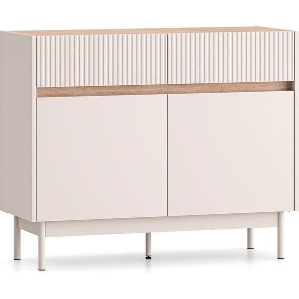 Credenza Dunea Cassettiera Rovere Cashmere Cremona Torro Larghezza Selezionabile,104Cm-image