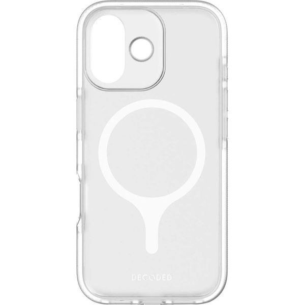 Decoded, Custodia Per Iphone 17 Magsafe Droptec Hybrid Con Design Antiurto, Bianco-image