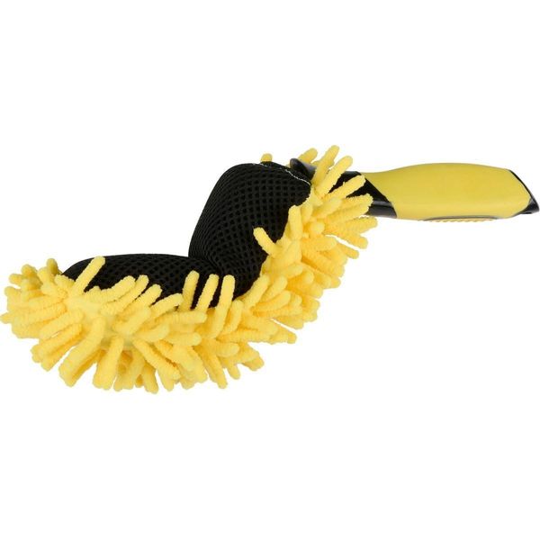 Spazzola Per Cerchioni Dunlop 32,5 Cm - Spazzola Flessibile In Microfibra Con Rete E Ciniglia, Spazzola Lunga Per La Pulizia Dei Cerchioni, Delicata Ed Efficace-image