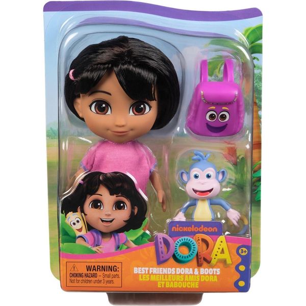 Bambola Dora L'esploratrice, 15 Cm, Design Everyday Basic-image