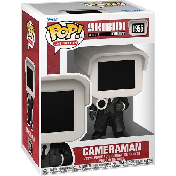 Skibidi Toilet Cameraman Funko Pop! Figura In Vinile Da Collezione-image