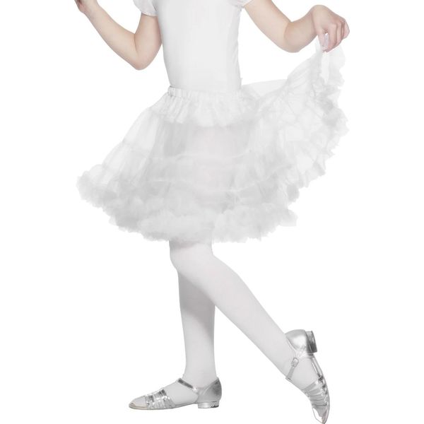 Smiffys - Sottoveste Per Bambina, Costume SM3560 (Taglia Unica) (Bianco)-image