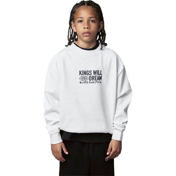 Kings Will Dream - Felpa "Studio Title"" Da Ragazzo BG2229 (146-152) (Bianco)"-image