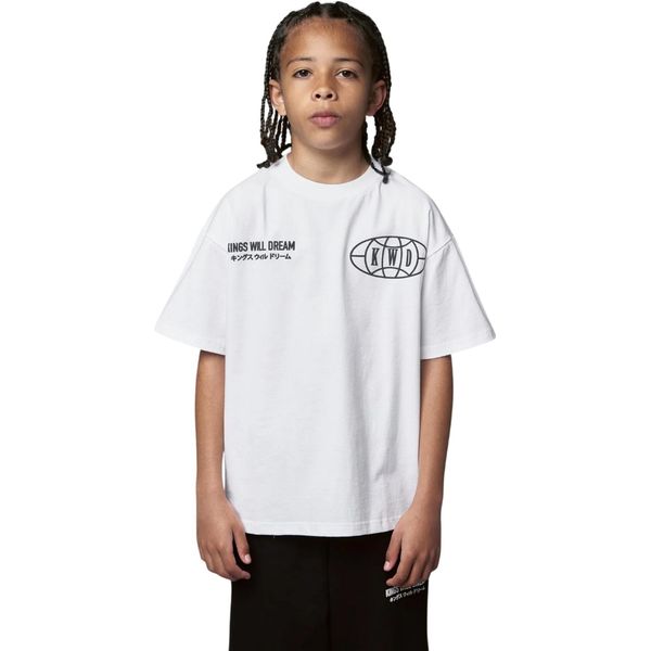 Kings Will Dream - Felpa Da Ragazzo "Studio Duo Line"", Girocollo BG2228 (140) (Bianco)"-image