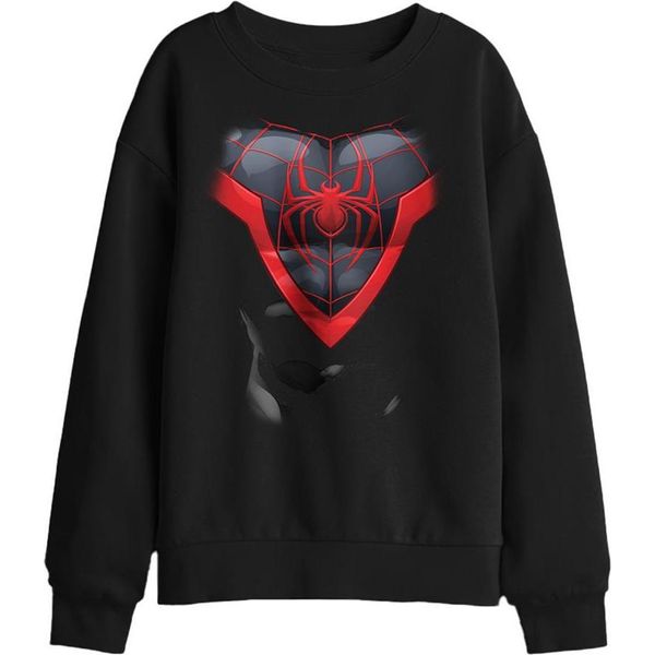 Spider-Man - Felpa "Miles Morales"" Per Bambini TV29636 (116) (Nero)"-image