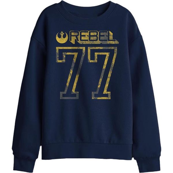 Star Wars - Felpa "Rebel 77"" Per Bambini TV29679 (152-158) (Marine)"-image