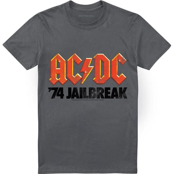 Acdc - Maglietta "Jailbreak"" Per Uomo/Donna Unisex TV29739 (4XL) (Charcoal)"-image