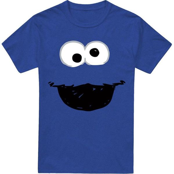 Sesame Street - Maglietta Da Uomo/Donna Unisex, Screziata TV29737 (3XL) (Blu Reale)-image