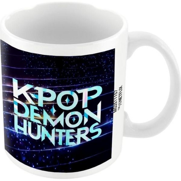 K-Pop Demon Hunters - Tazza Da Caffè, Logo PM13060 (Taglia Unica) (Bianco)-image