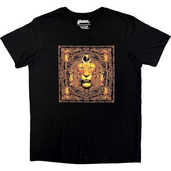 Santana - Maglietta "Lionhead"" Per Uomo/Donna Unisex RO15363 (L) (Nero)"-image