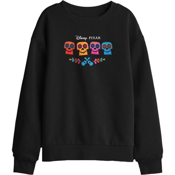 Coco - Felpa Per Bambini, Logo TV29587 (128) (Nero)-image