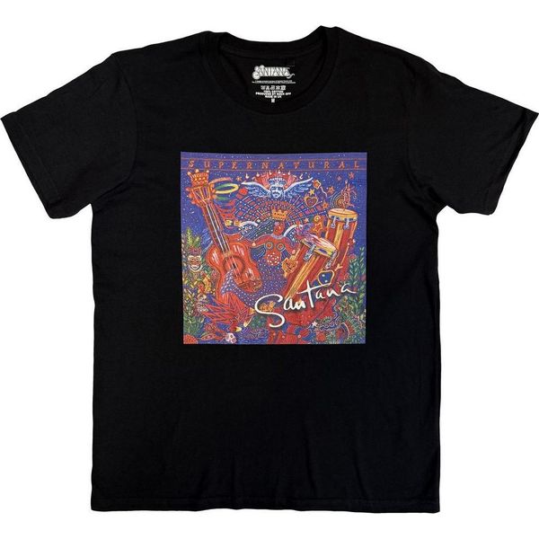 Santana - Maglietta "Supernatural"" Per Uomo/Donna Unisex RO15367 (S) (Nero)"-image