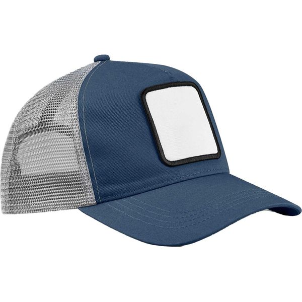 Beechfield - Cappello Trucker Per Uomo/Donna Unisex, 5 Segmenti BC6935 (Taglia Unica) (Grigio Blu/Grigio Chiaro)-image