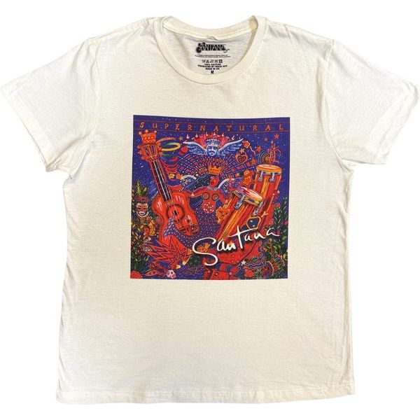 Santana - Maglietta "Supernatural"" Per Uomo/Donna Unisex RO15367 (Xl) (Bianco)"-image